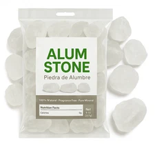 Alum Stone (Piedra de Alumbre) Multi-Purpose Rock for Shaving /Deodorant MEXICO
