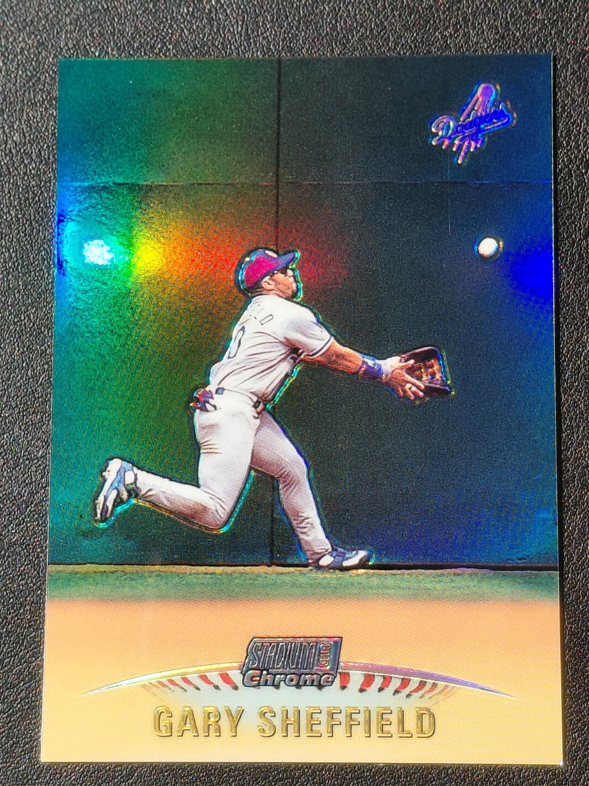 1999 Topps Stadium Club Chrome Gary Sheffield Refractor Dodgers #SCC6 Free Ship
