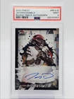 JAYDEN DANIELS 2024 TOPPS FINEST ROOKIE COMMANDERS RC AUTO PSA 9 Q0004