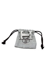 Hermes Silver H Logo Belt Buckle Mens