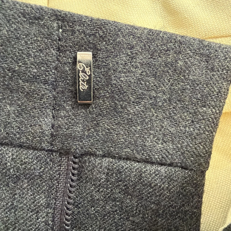 PANTALONES POLO Ralph Lauren 26x27 Vestido GRIS CARBÓN 100 % LANA de Colección Niños Foto 3 de 4