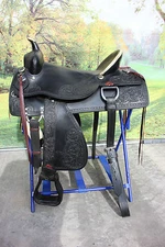 42-31  Brand new 18"  Tough 1 Jacksonville Hard Seat Trail Saddle 