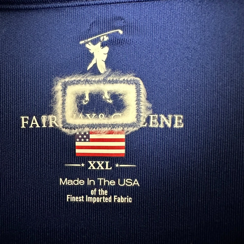 Chaleco Fairway & Greene para Hombres 2XL F&G Hecho en EE. UU. Mountain Air Golf País Cremallera Completa Foto 4 de 4