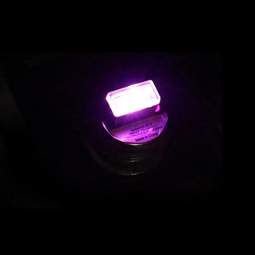 1X Car USB LED Interior Light Neon Atmosphere Ambient Car Lamp Bulbs Accessories - Bild 6 von 13