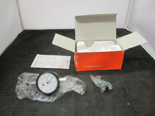 Mitutoyo 1040F Dial Indicator Depth Gauge, 0-0.5",  0.01mm Metric 