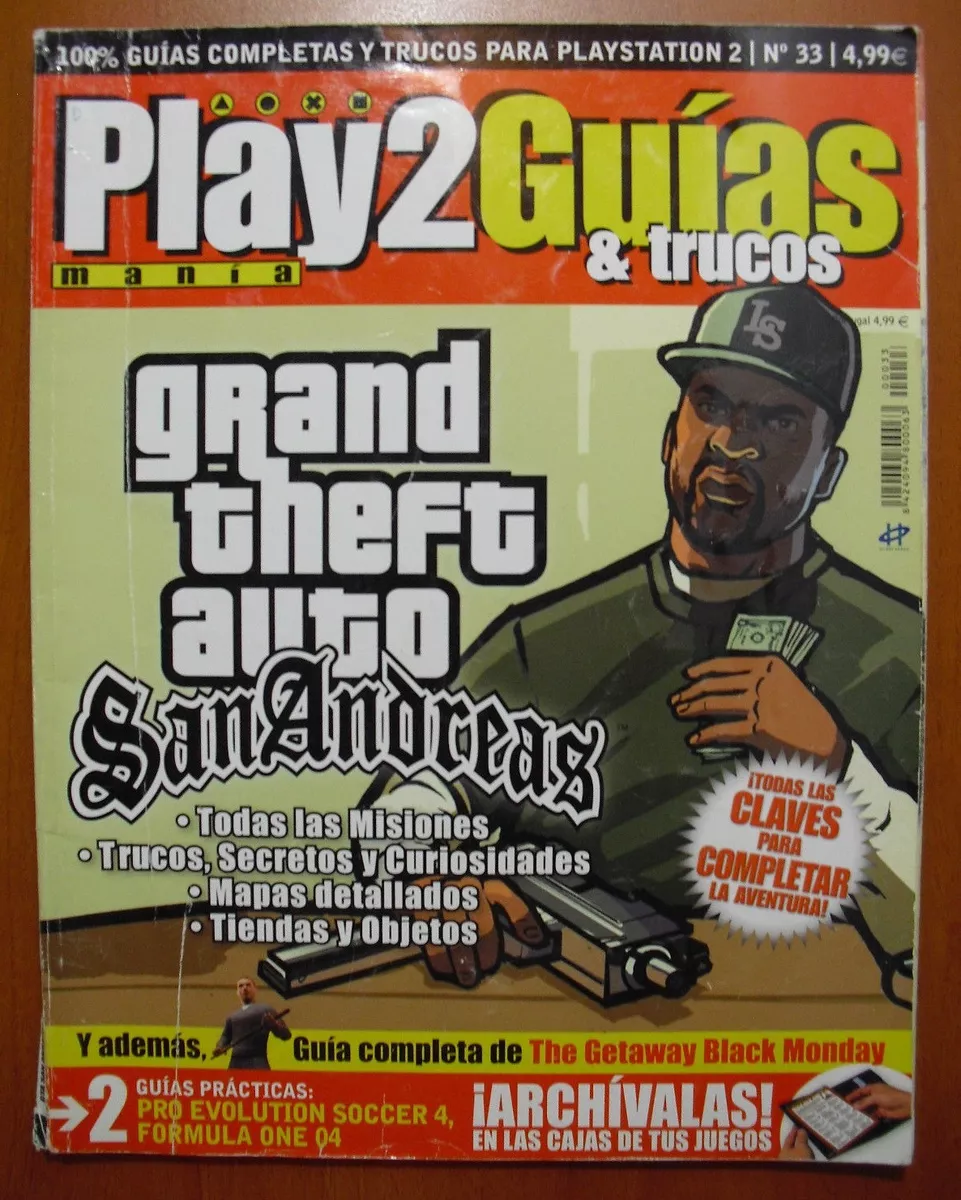 GTA San Andreas - Todos los trucos claves y códigos (PS2/XBOX/PC