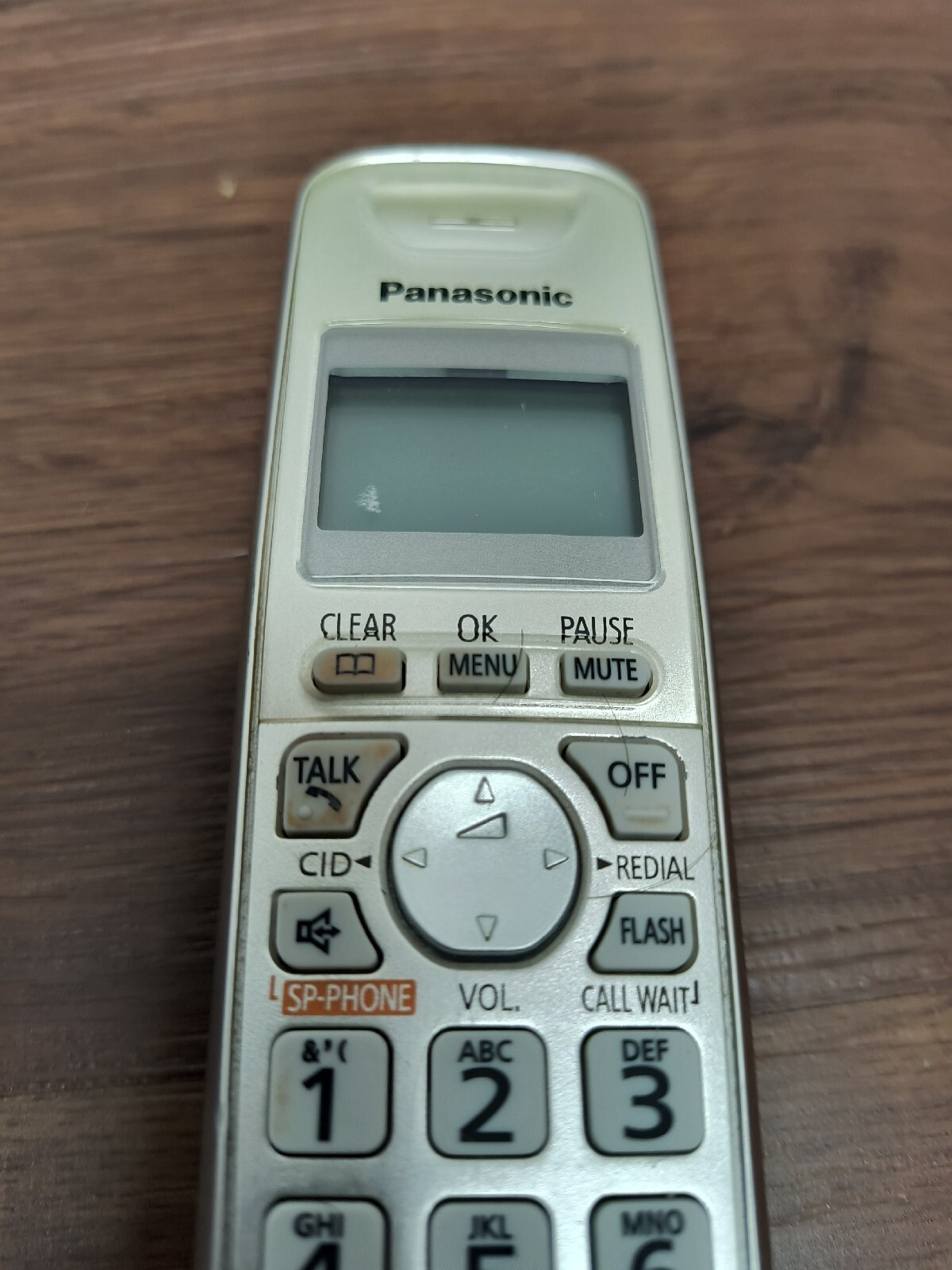 Panasonic KXTGA402N Single Line Cordless Phone No BATTERY Parts Only