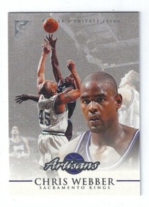 1999 Topps Gallery Basketball Player's Private Issue Chris Webber #116