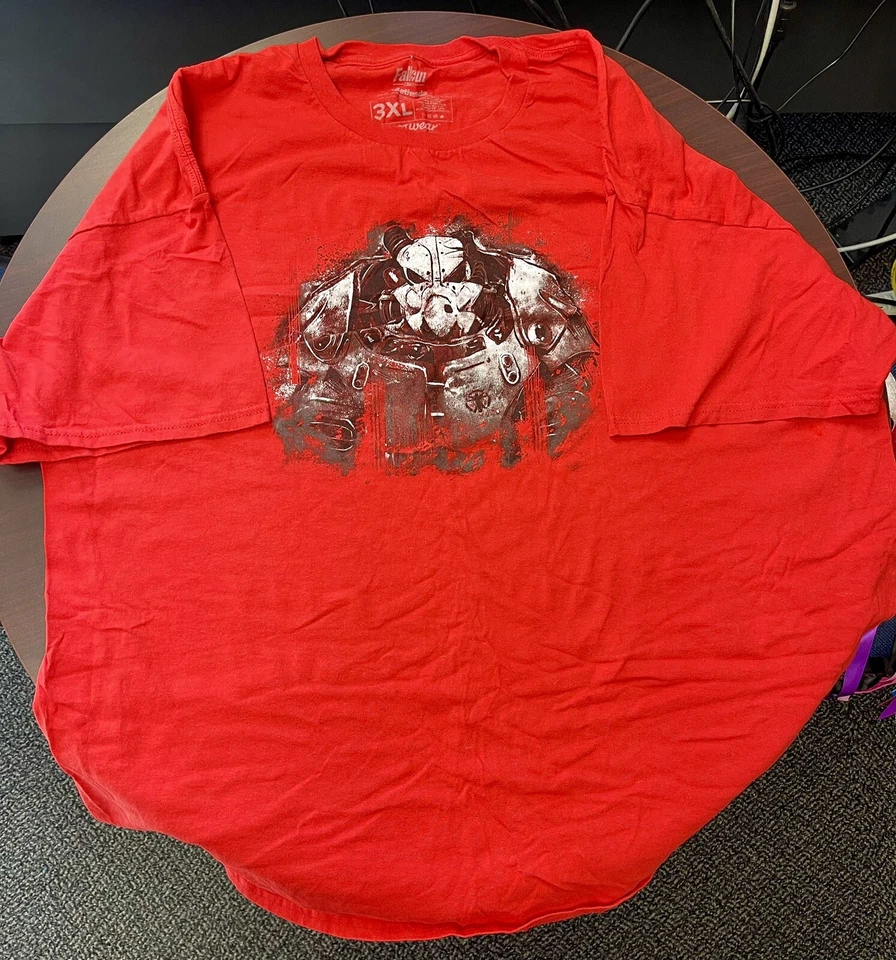 FALLOUT "Brotherhood of Steel BoS Power Armor" T-SHIRT Size 3XL LootCrate Gaming - Image 4 of 4