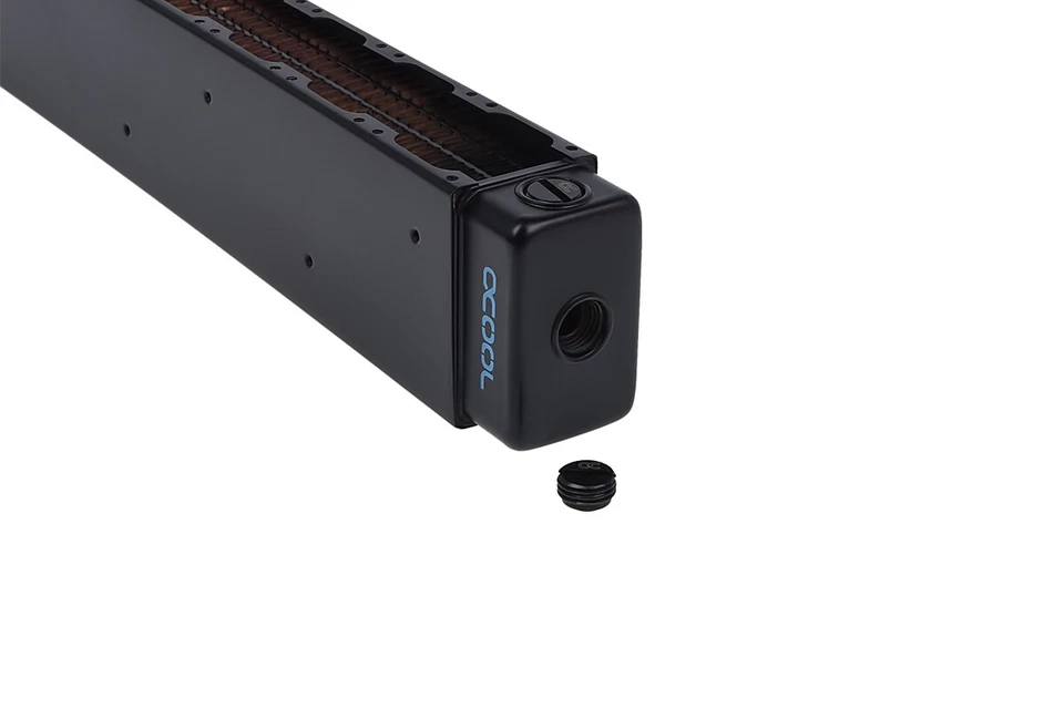 Alphacool NexXxoS UT60 Full Copper X-Flow 40mm Hepta Radiator, 7x40mm - Image 3 of 4
