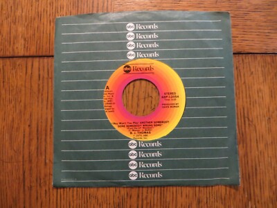 B.J. Thomas   Another Someone Done Somebody Wrong Song - 1975 7'' Single VG+