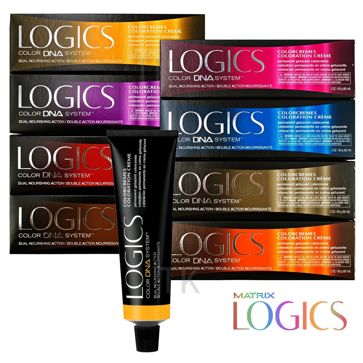 MATRIX LOGICS COLORCREMES Permanent Hair Color 2oz (CHOOSE YOURS