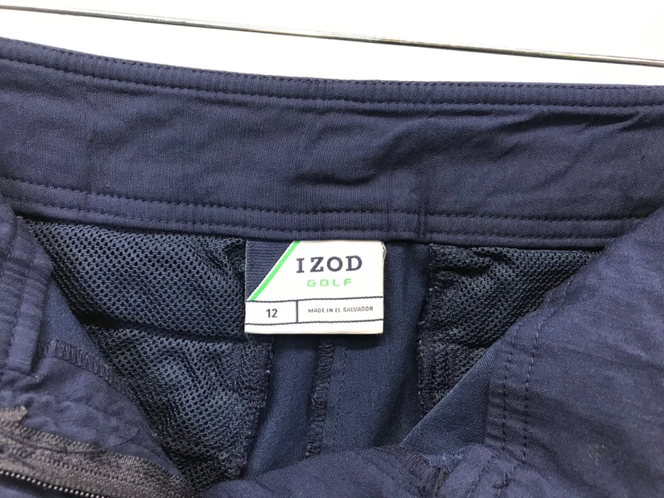 Pantalones capri de golf IZOD azul marino ropa deportiva para mujer talla 12 pantalones ligeros Foto 4 de 4