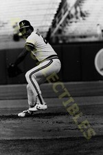 Original photo B&W Negatives Lot of 6 1980s Oakland A's Brewers Joaquin Andujar