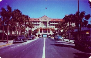 THE OCEAN THROUGH THE ARCH OF THE SHERATON PLAZA HOTEL ...