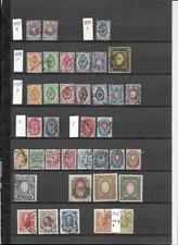 Russia 1875-1930 Stamped on Two Album Pages