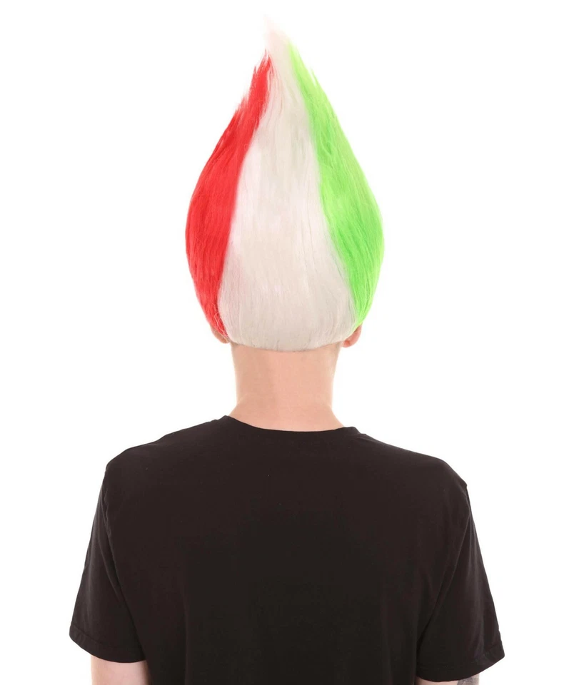 Pelucas Troll Bandera Unisex Colecciones, Peluca 16 Países, Pelucas Deportivas, HM-130 Foto 4 de 4
