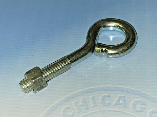 Chicago Hardware #G-2 gedrehte Augenschrauben 3/8"" x 2 x 3-1/2 MENGE 10 verzinkt