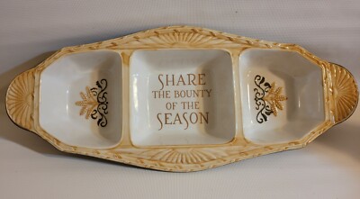 Grasslands Road Divided Dish- ''Share The Bounty of the Season''
