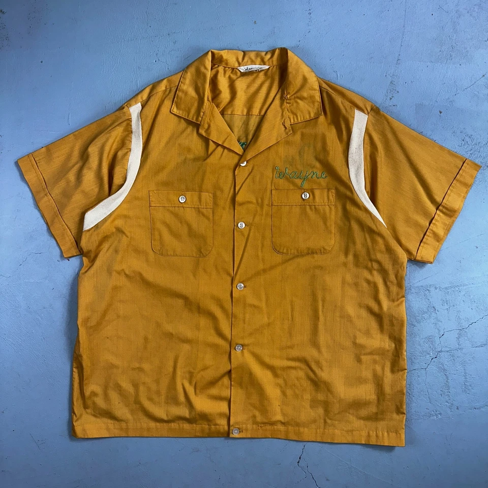 Camisa de boliche de punto de cadena años 60 Nat Nast Hilton Salem Oregon años 60 70 Rockabilly Foto 4 de 4