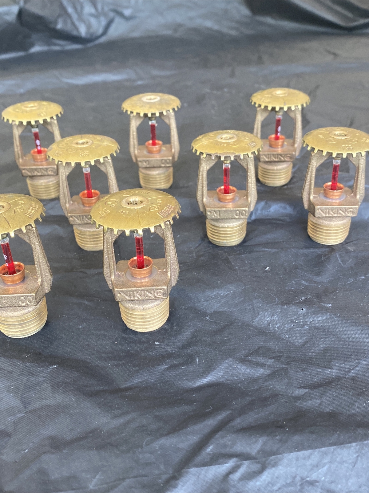 Lot Of 12 Viking Upright 589A Fire Sprinkler Head Brass M 00 eBay