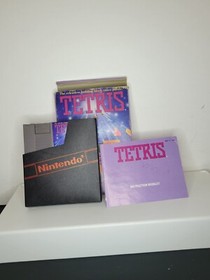 Tetris Complete In Box Nintendo NES Original Game Vintage Y2K Gaming Vintage