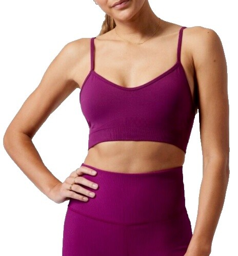 Débardeur Athleta Femme Violet Paisley – Avec Soutien-gorge Intégré, Taille M