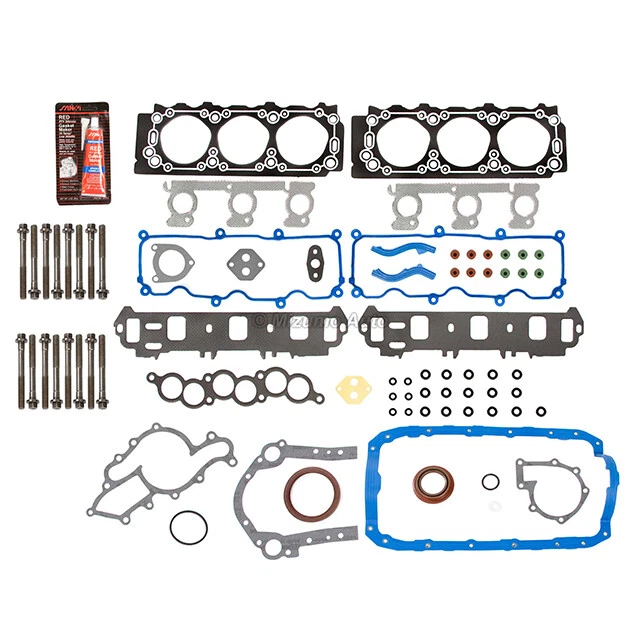 Juego completo de juntas pernos de cabeza aptos para Ford Windstar Taurus Mercury Sable 3.0 96-98 Foto 2 de 4