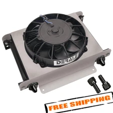 Derale 13760 25 Row Hyper-Cool Remote Cooler, -6AN