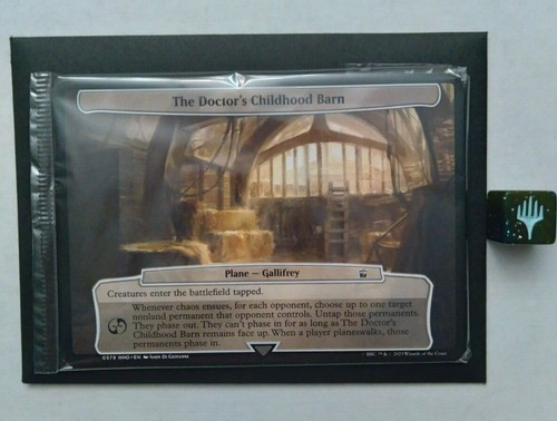 MTG Universes Beyond Dr Who Sealed Planechase 10 Card Set + Planar Die You Pick - Picture 2 of 2