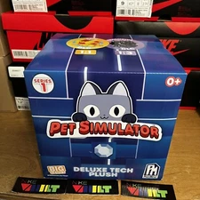 Pet Simulator X Deluxe Tech Plush 8" with DLC Code Big Games - NEW - FREE SHIP
