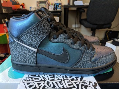 Nike さえぎら ナイキ メンズ スニーカー 【Nike SB Dunk High Black 