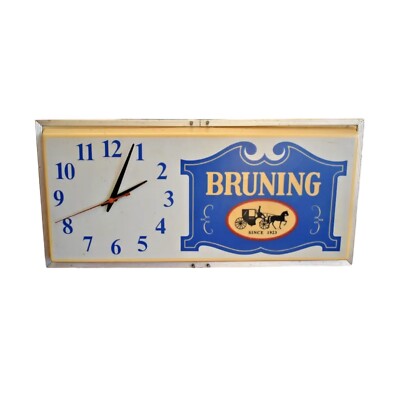 Bruning Vintage Wall Clock