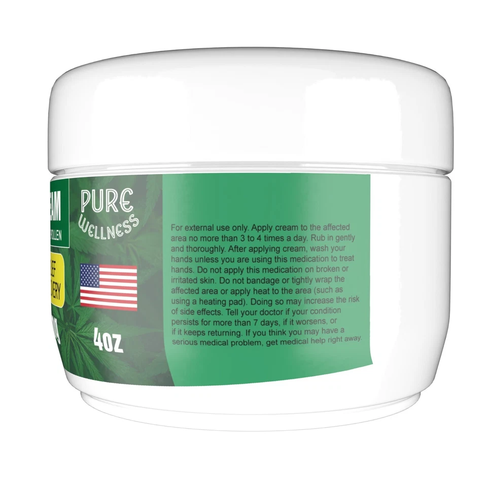 Aceite de cáñamo alivio del dolor - funciona rápido - (2x 4 oz) hecho en EE. UU. | MSM árnica polen de abeja Foto 3 de 4