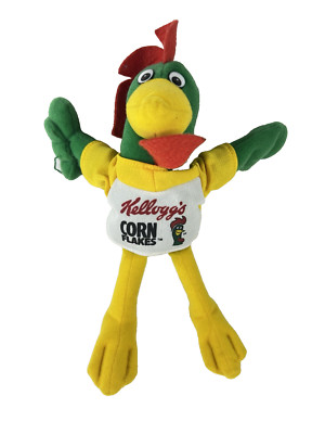 Kellogg's Corn Flakes Rooster Plush Cornelius Corny 10'' 1996 Vintage Advertising