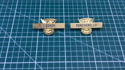 CHIPS Ponch Baker Name Badge 70s 80s CHP Uniform Cosplay Pin