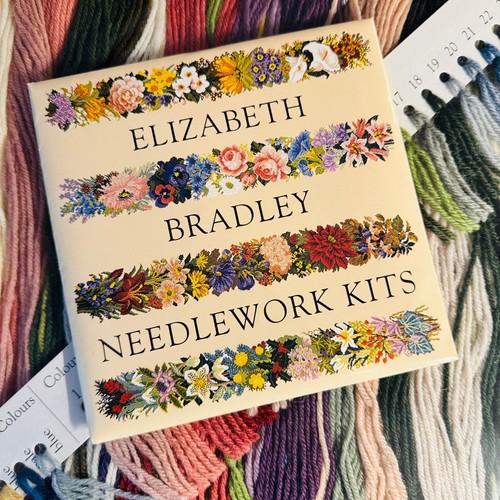 ELIZABETH BRADLEY 1997 NEEDLEPOINT COMPLETE KIT – Seasonal Bell Pulls Midsummer - Picture 3 of 11