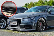 Spoilerschwert Frontspoiler ABS für Audi TT TTS 8S S-Line schwarz glänzend