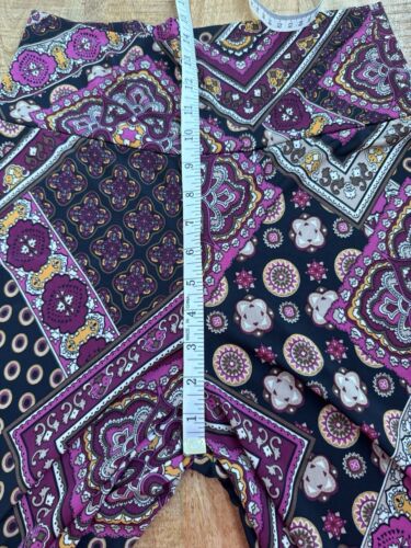 Pretty Young Thing Women's Pink Boho Super Wide Palazzo Pants Hippie Pull On XL - Picture 8 of 10