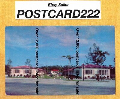 FL Miami 1960s era vintage postcard EL DORADO MOTEL 11641 BISCAYNE BLVD