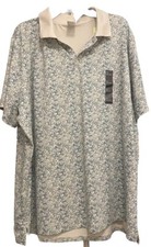 All In Motion Men  s Shirt Blue Yellow Polo XXL NWT