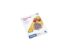 Epson America Glossy Photo Paper, 60 lbs., Glossy, 8-1/2 x 11, 50 Sheets/Pack