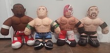 LOT OF 4 WWE WRESTLING BUDDIES 2011 & 2012 JOHN CENA, REY MYSTERIO, SHEAMUS,KOFI