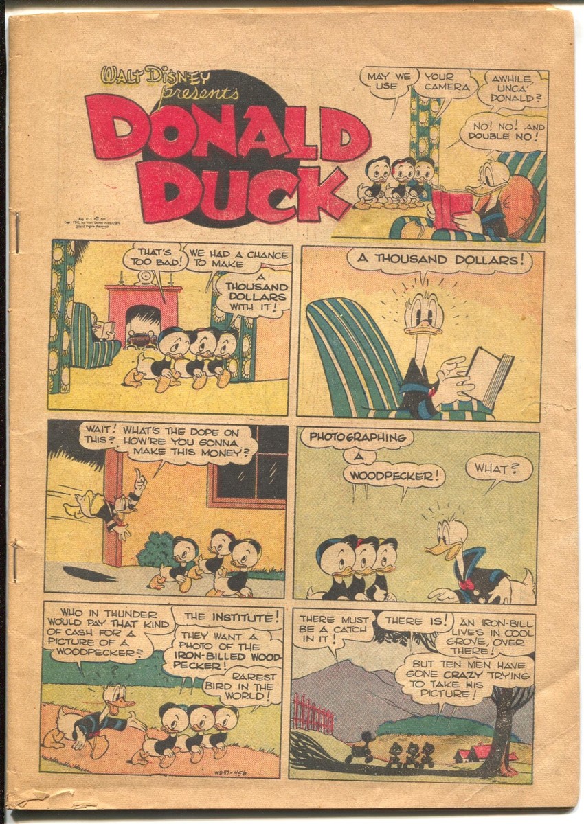 Walt Disney's Comics & Stories #57 1945-Dell-Donald Duck Carl