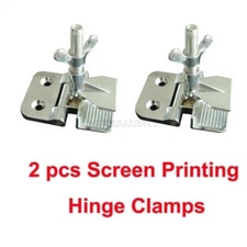 2Pcs Screen Printing Butterfly Hinge Clamps New Perfect Registration 2" in