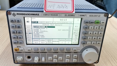 ESMC front panel from the Rhode Schwarz ESMC No.AAA receiver - Zdjęcie 3 z 17