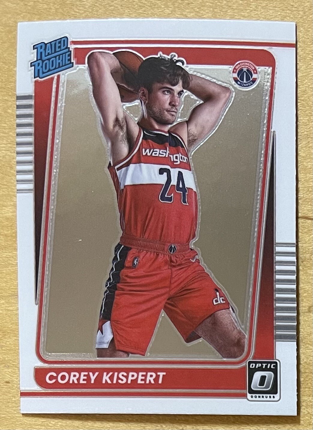 Corey Kispert 2021-22 Panini Donruss Optic Rated Rookie #183 Washington Mint