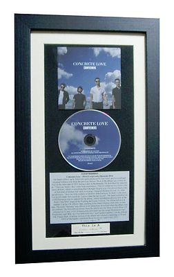COURTEENERS Concrete Love CLASSIC CD TOP QUALITY FRAMED+EXPRESS GLOBAL SHIP+DOLL