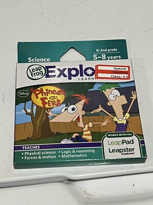 LeapFrog LeapPad Explorer Learning: Phineas and Ferb, Leap pad 1 2 3 GS Ult NIB