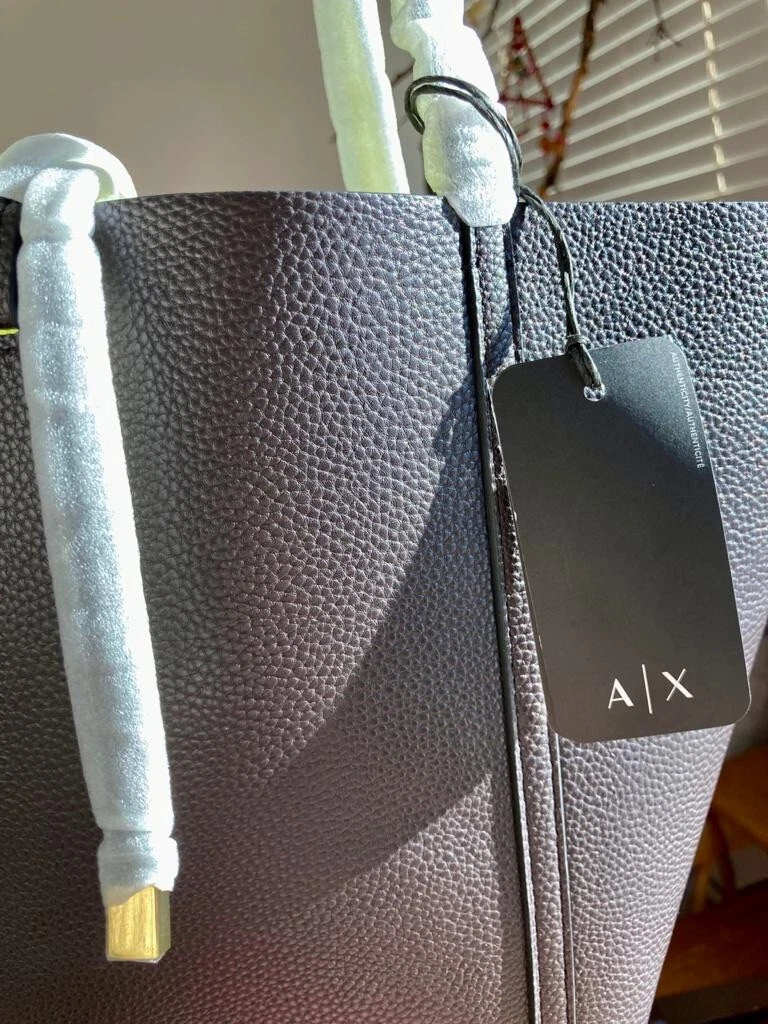Armani exchange shop reversible tote bag